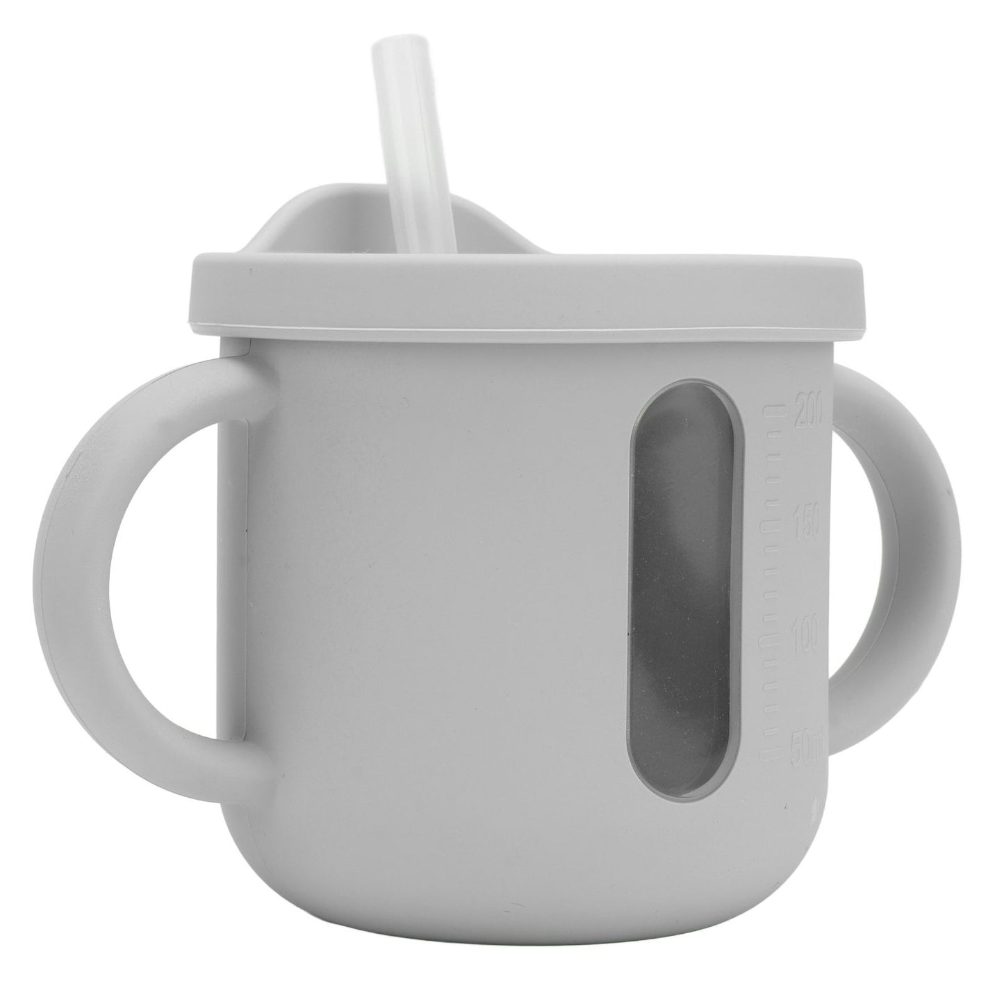 Silicone Sippy Cups Double Handles Lightweight Toddler Training Cup with Tight Leakproof Cover for Home V1294-YM0512-3118220269314