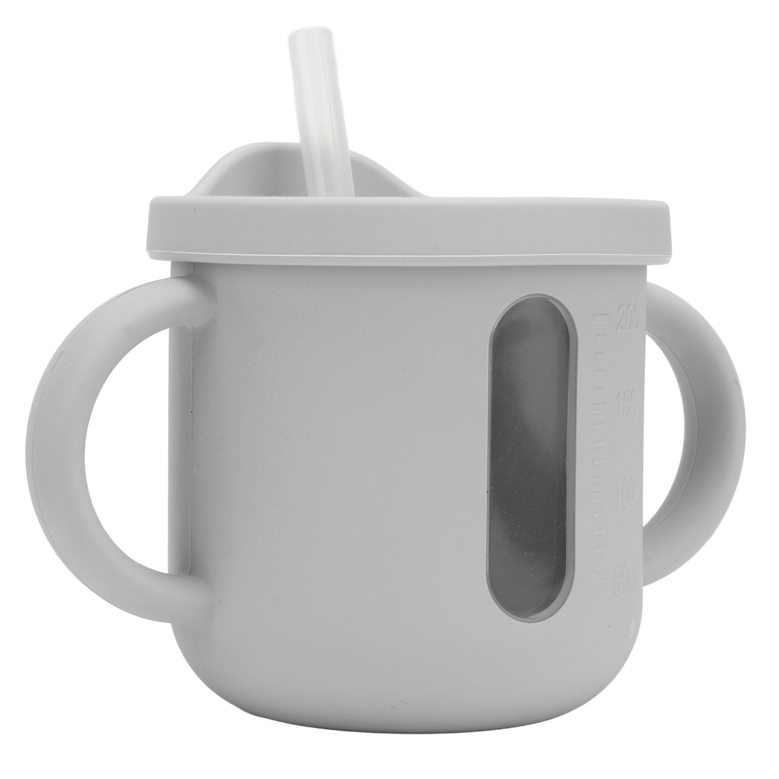 Silicone Sippy Cups Double Handles Lightweight Toddler Training Cup with Tight Leakproof Cover for Home V1294-YM0512-3118220269314