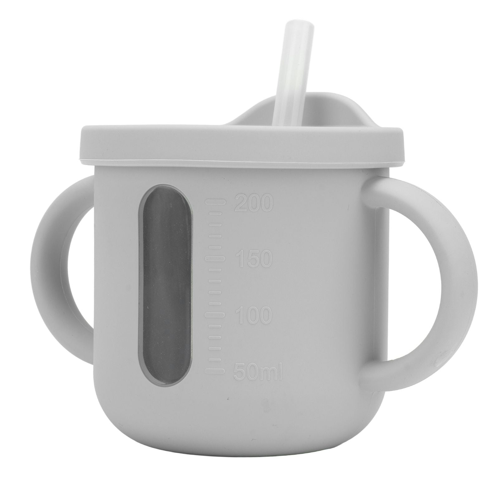 Silicone Sippy Cups Double Handles Lightweight Toddler Training Cup with Tight Leakproof Cover for Home V1294-YM0512-3118220269314