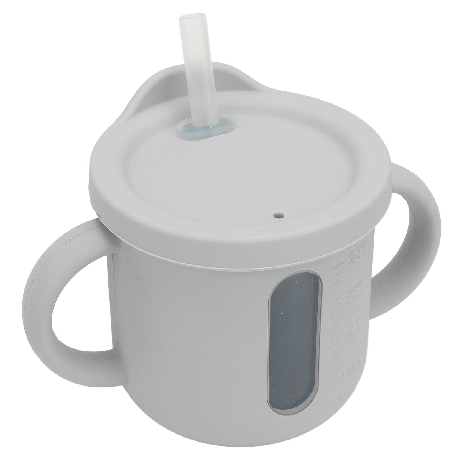 Silicone Sippy Cups Double Handles Lightweight Toddler Training Cup with Tight Leakproof Cover for Home V1294-YM0512-3118220269314