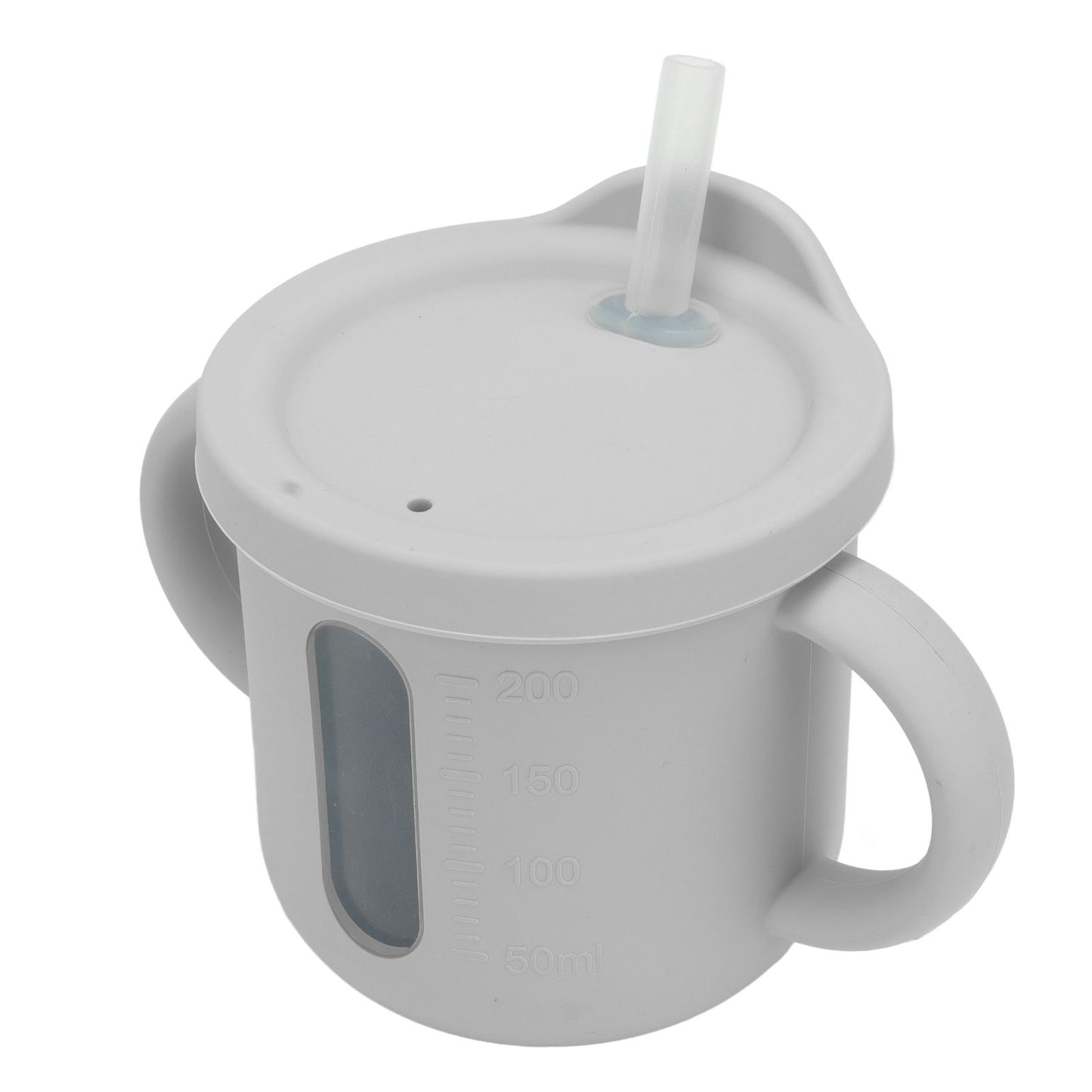 Silicone Sippy Cups Double Handles Lightweight Toddler Training Cup with Tight Leakproof Cover for Home V1294-YM0512-3118220269314