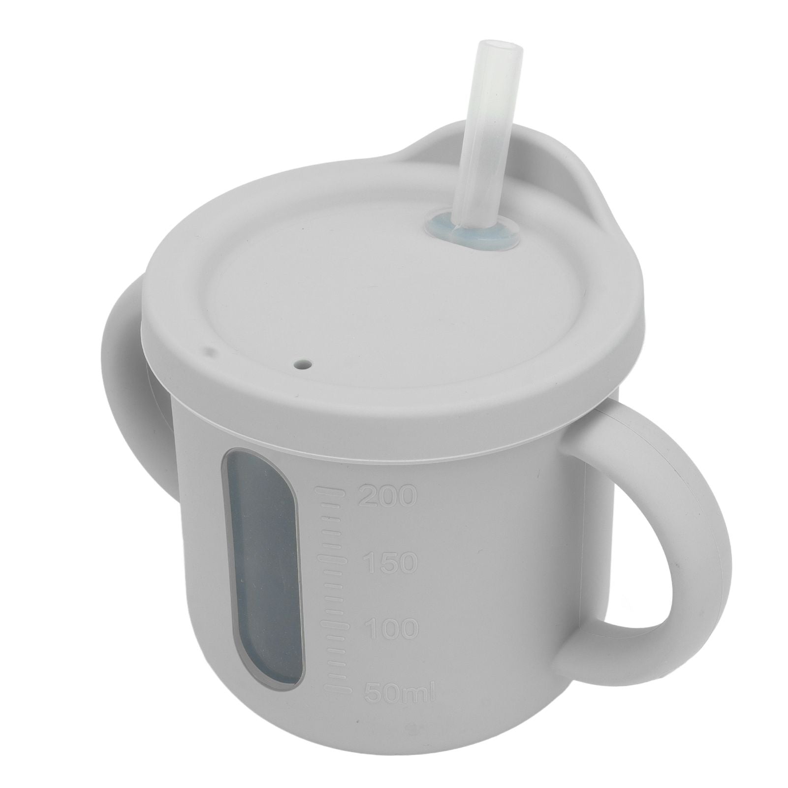 Silicone Sippy Cups Double Handles Lightweight Toddler Training Cup with Tight Leakproof Cover for Home V1294-YM0512-3118220269314