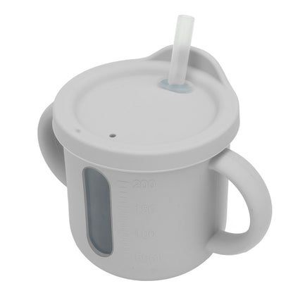 Silicone Sippy Cups Double Handles Lightweight Toddler Training Cup with Tight Leakproof Cover for Home V1294-YM0512-3118220269314