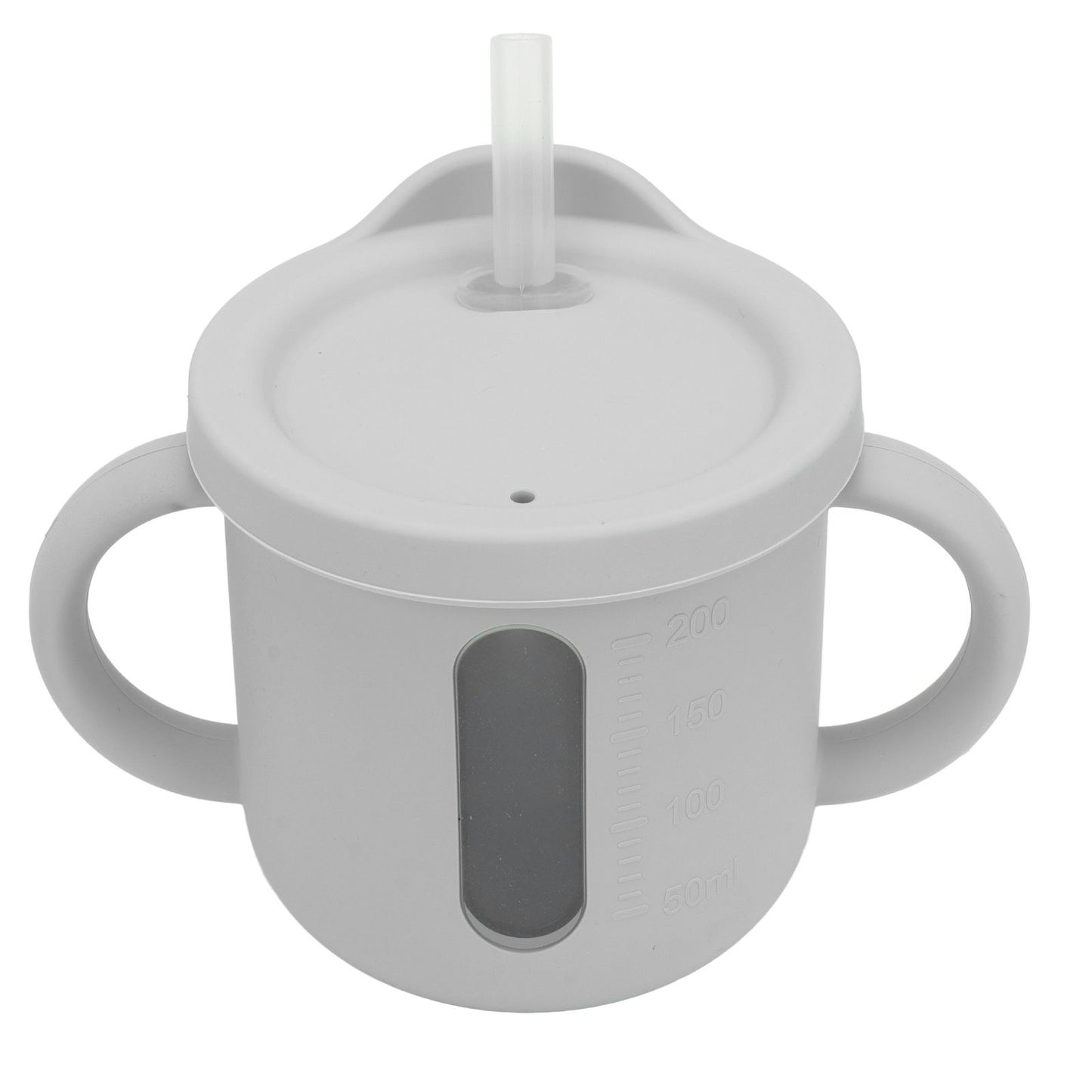 Silicone Sippy Cups Double Handles Lightweight Toddler Training Cup with Tight Leakproof Cover for Home V1294-YM0512-3118220269314