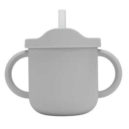 Silicone Sippy Cups Double Handles Lightweight Toddler Training Cup with Tight Leakproof Cover for Home V1294-YM0512-3118220269314