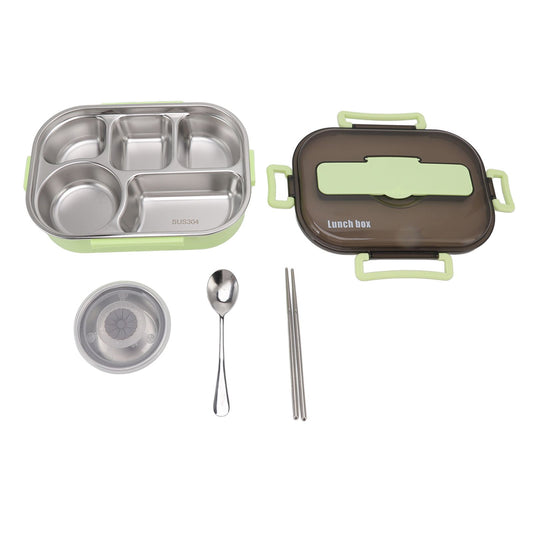 Lunch Container Box Stainless Steel Thermal Lunch Storage Box with Soup Bowl Chopsticks Spoon for Adults V1294-YM0512-3118220269411