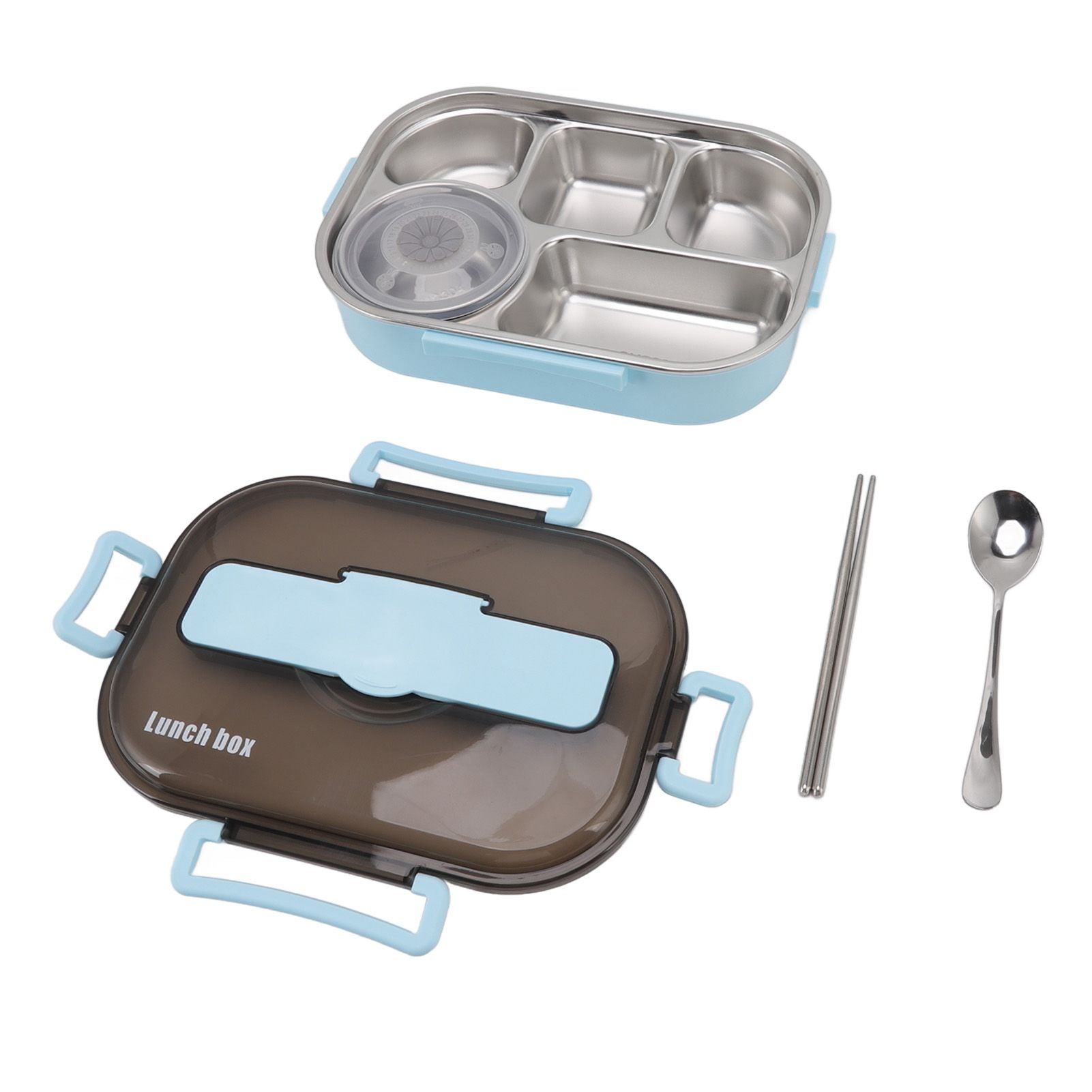 Lunch Container Box Stainless Steel Thermal Lunch Storage Box with Soup Bowl Chopsticks Spoon for Adults V1294-YM0512-3118220269412