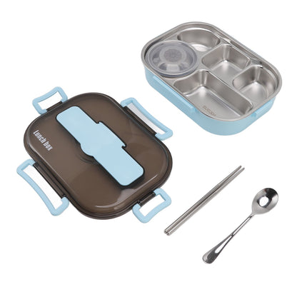 Lunch Container Box Stainless Steel Thermal Lunch Storage Box with Soup Bowl Chopsticks Spoon for Adults V1294-YM0512-3118220269412