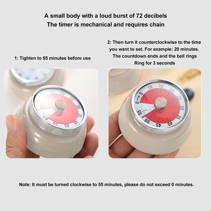 Magnet Circular Timer 60 Minute Visual Countdown Timer for Teachers Classroom Kids Homework Reading Adults V1294-YM0512-3118220269511