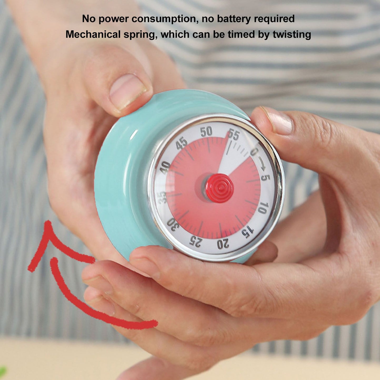Magnet Circular Timer 60 Minute Visual Countdown Timer for Teachers Classroom Kids Homework Reading Adults V1294-YM0512-3118220269512