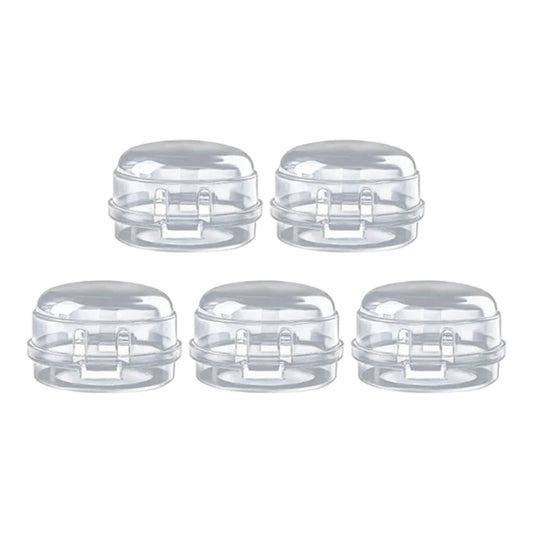 5Pcs Clear Stove Knob Covers Baby Safe Gas Stove Knob Covers Home Kitchen Switch Protection Tool for Infant V1294-YM0512-3118220269811