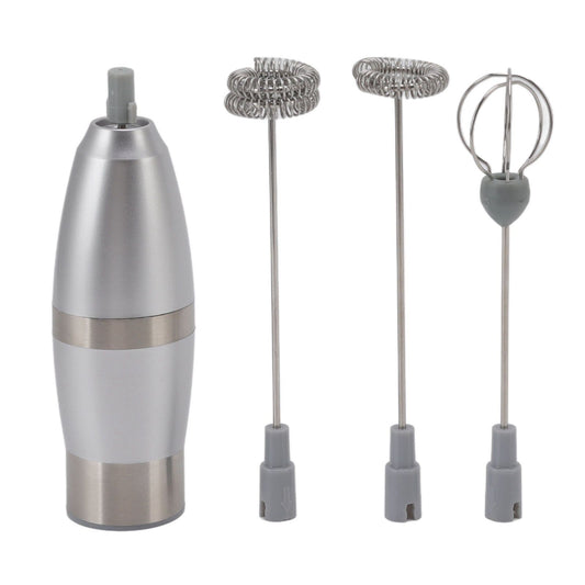 Electric Milk Frother Handheld Battery Operated Drink Mixer Portable Electric Eggbeater with Stainless Steel V1294-YM0512-3118220270511