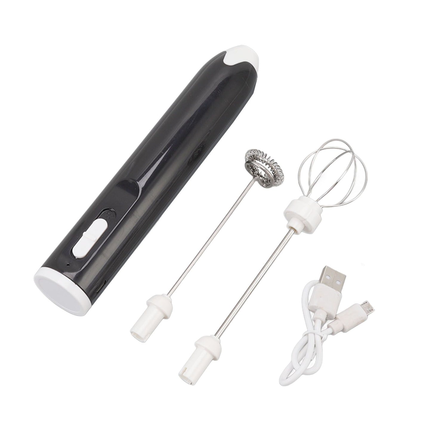 Electric Egg Beater Portable Multi Gears Milk Frother Rechargeable Kitchen Restaurant Coffee Cream Mixer V1294-YM0512-3118220270911