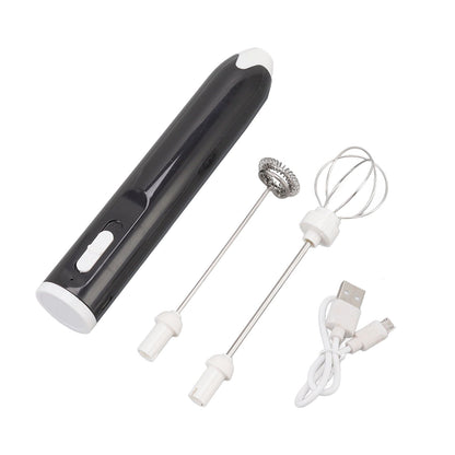 Electric Egg Beater Portable Multi Gears Milk Frother Rechargeable Kitchen Restaurant Coffee Cream Mixer V1294-YM0512-3118220270911