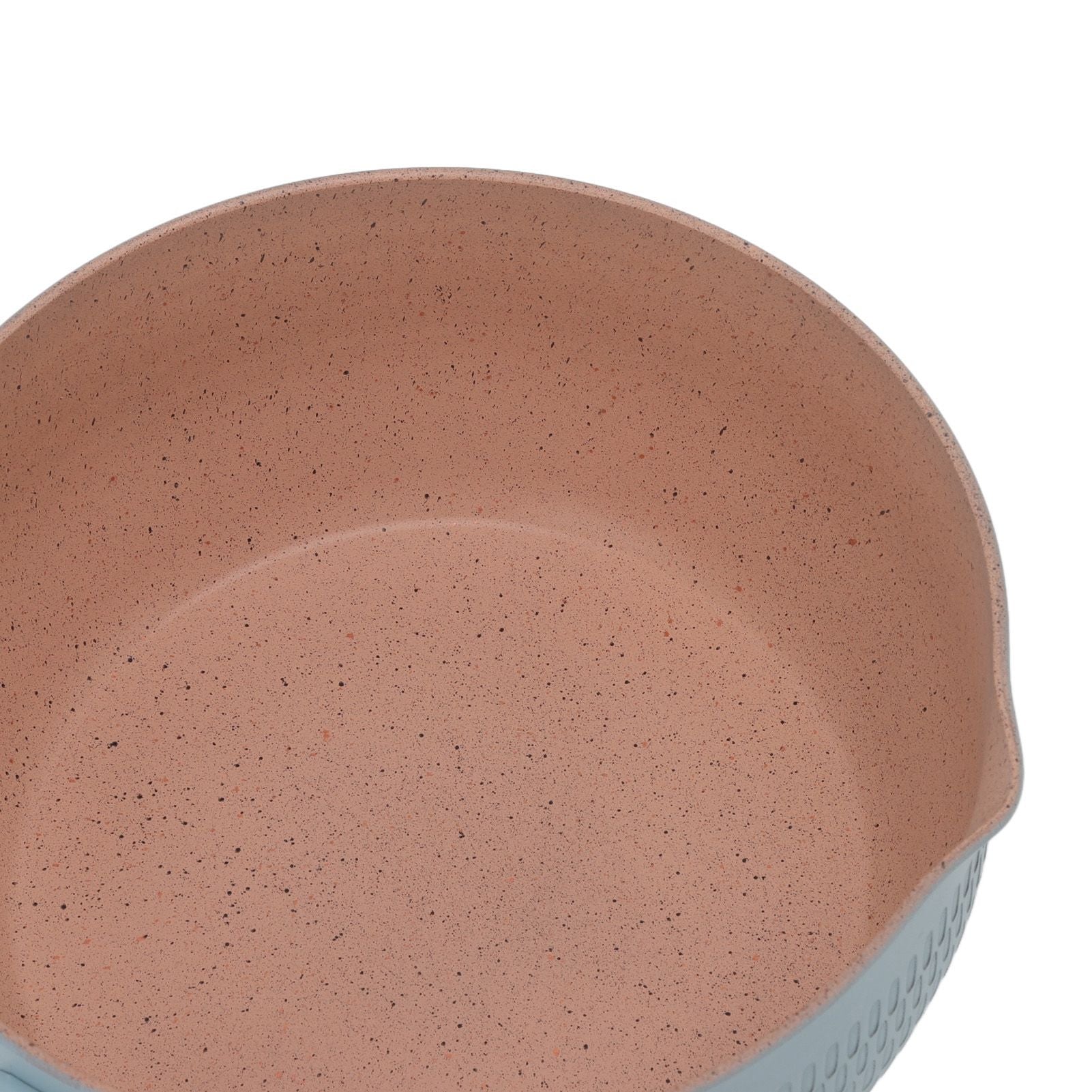 Sauce Pan Stick Proof Aluminum Alloy Multi Functional Milk Pot with Wooden Handle for Induction Gas Stove Blue V1294-YM0512-3118220271612