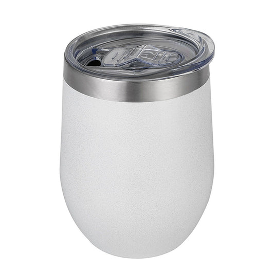 Stainless Steel Thermal Cup Large Capacity Non Slip Outdoor Portable Thermal Coffee Mug Gift White 12oz 360ml V1294-YM0512-3118220272212