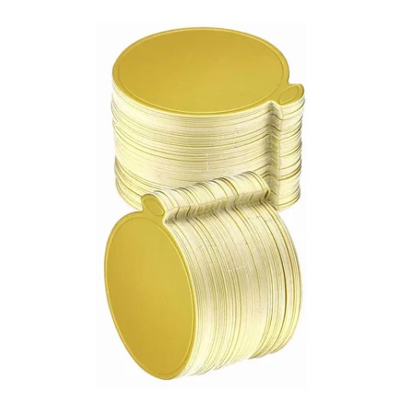 200Pcs Golden Cake Base Board 3.5in Round Cake Pad for Mini Cakes Muffins Cookies Mousse Brownies Cupcakes V1294-YM0512-3118220273011