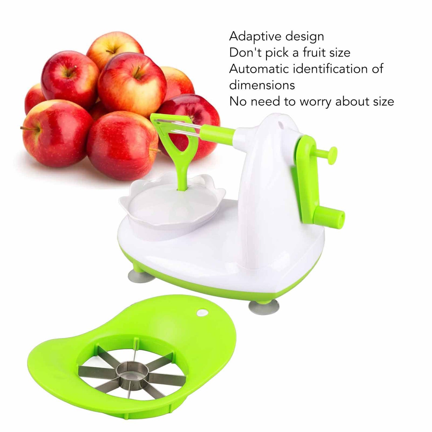 Hand Cranked Apple Peeler Fruit Peeler with Cutter Apple Fruit Peeled Machine Kit Kitchen Tool General V1294-YM0512-3118220273511