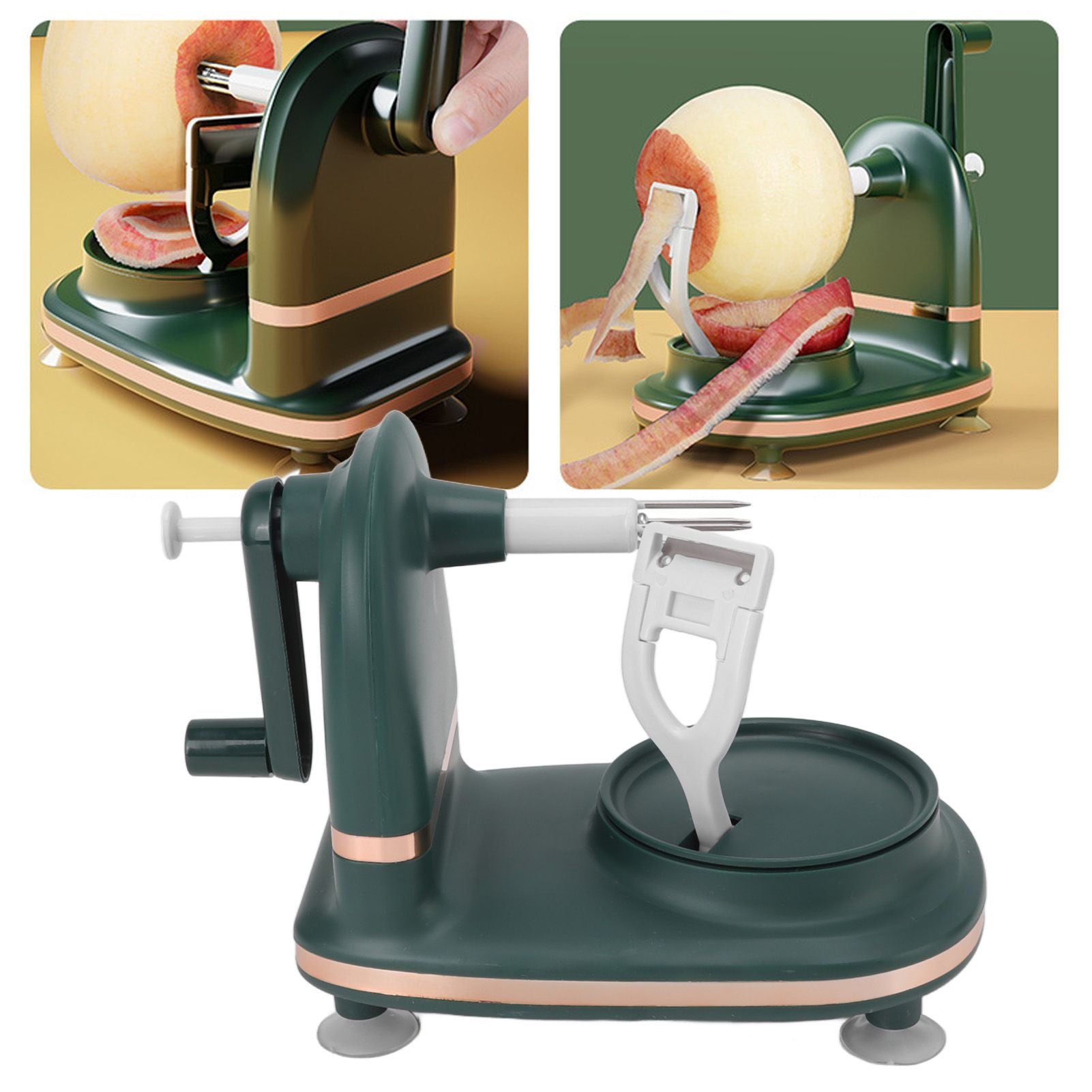 Hand Cranked Apple Peeler Fruit Peeler with Cutter Apple Fruit Peeled Machine Kit Kitchen Tool Upgrade V1294-YM0512-3118220273512