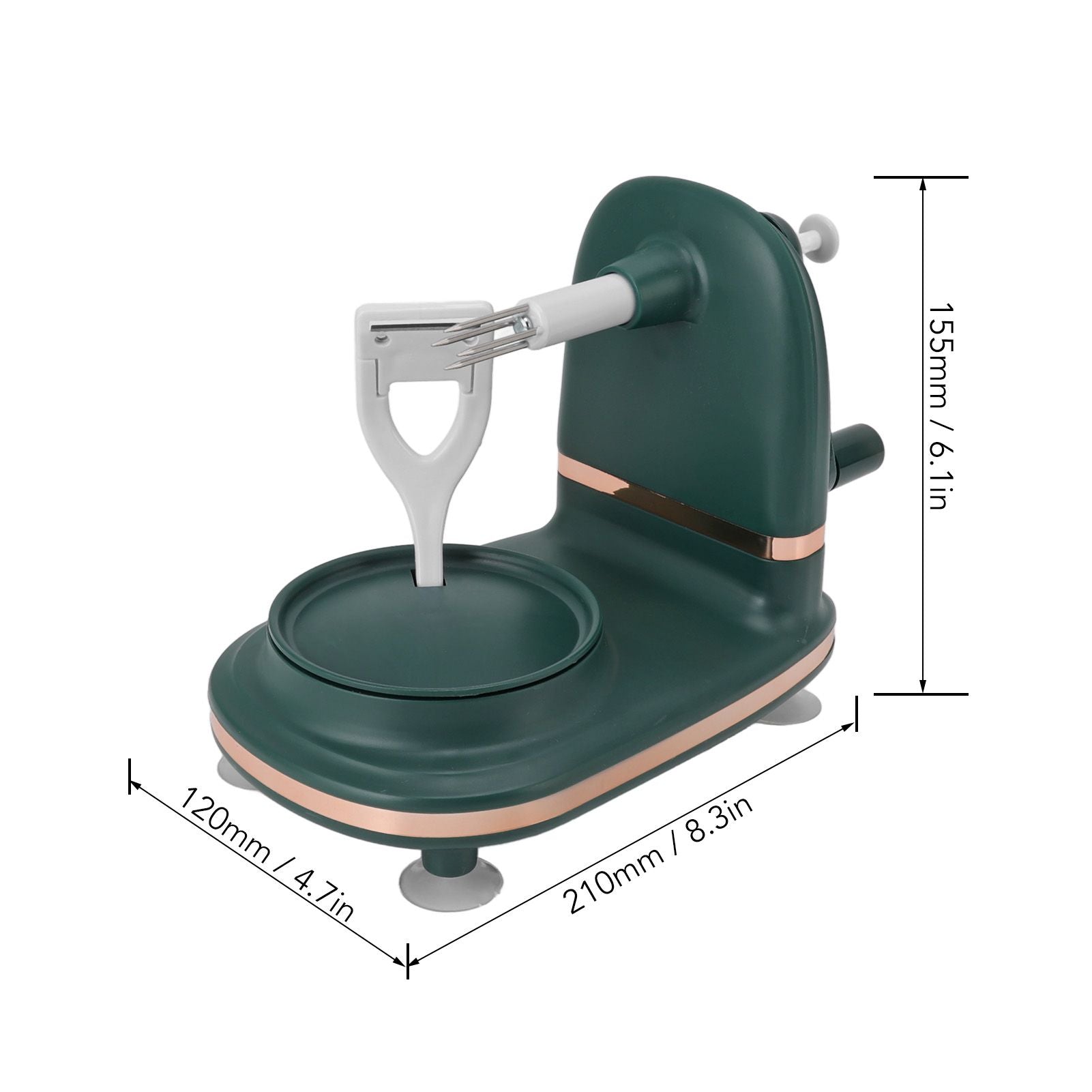 Hand Cranked Apple Peeler Fruit Peeler with Cutter Apple Fruit Peeled Machine Kit Kitchen Tool Upgrade V1294-YM0512-3118220273512