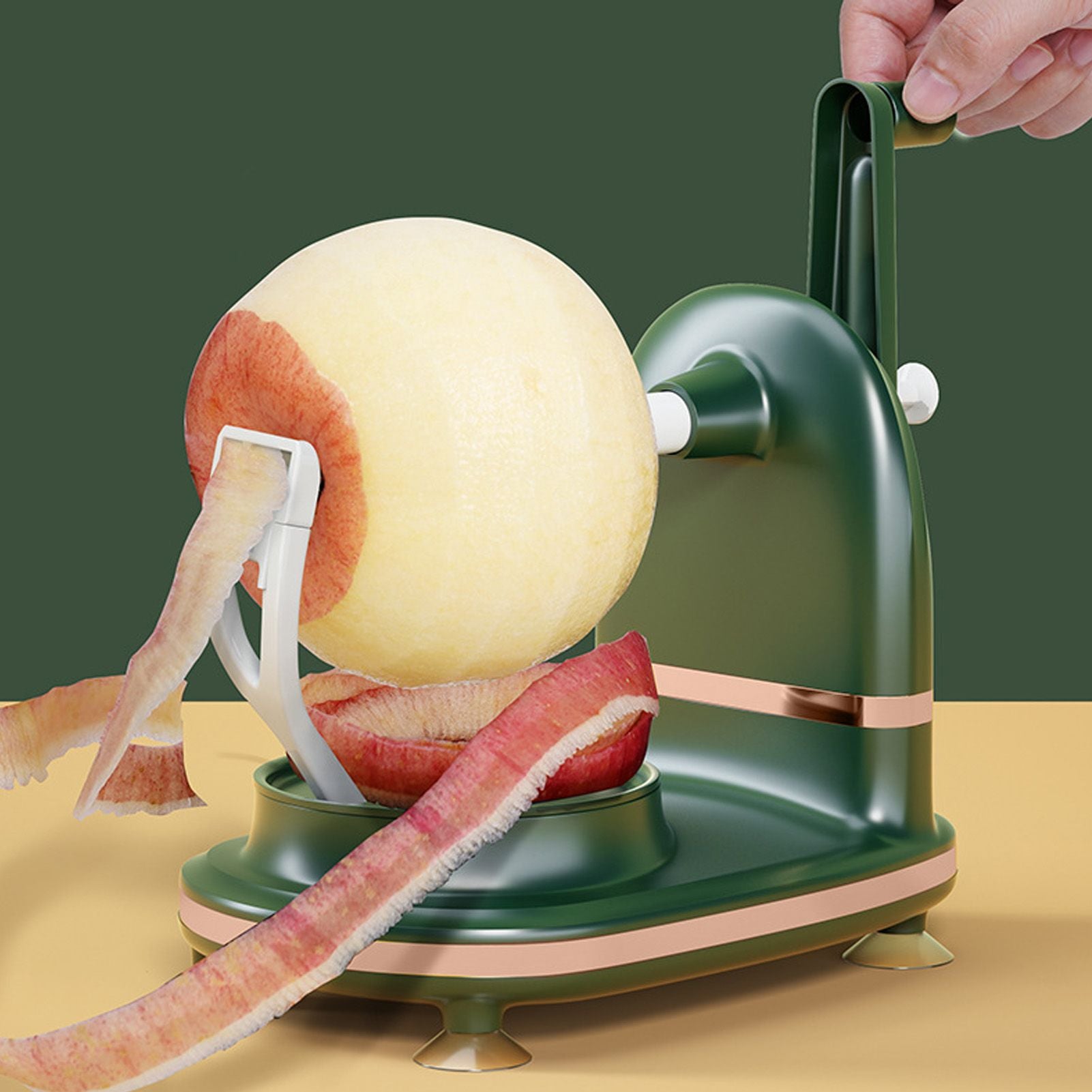 Hand Cranked Apple Peeler Fruit Peeler with Cutter Apple Fruit Peeled Machine Kit Kitchen Tool Upgrade V1294-YM0512-3118220273512