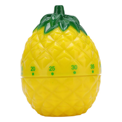 Kitchen Timer Fruit Shape Cute Style Plastic Material 6.4x6.4x8.7cm Compact Mechanical Timer for Home V1294-YM0512-3118220274411