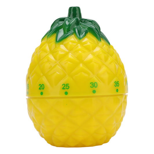 Kitchen Timer Fruit Shape Cute Style Plastic Material 6.4x6.4x8.7cm Compact Mechanical Timer for Home V1294-YM0512-3118220274411