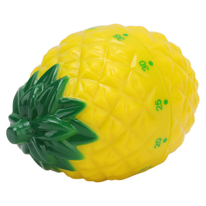 Kitchen Timer Fruit Shape Cute Style Plastic Material 6.4x6.4x8.7cm Compact Mechanical Timer for Home V1294-YM0512-3118220274411