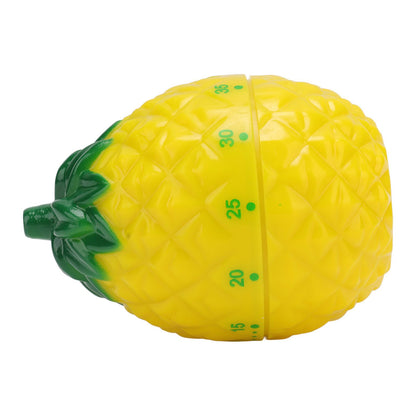 Kitchen Timer Fruit Shape Cute Style Plastic Material 6.4x6.4x8.7cm Compact Mechanical Timer for Home V1294-YM0512-3118220274411