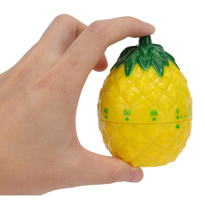Kitchen Timer Fruit Shape Cute Style Plastic Material 6.4x6.4x8.7cm Compact Mechanical Timer for Home V1294-YM0512-3118220274411