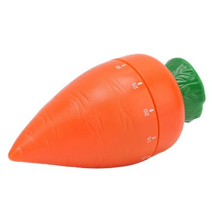 Cooking Timer Cute Carrot Shape Mechanical Timer for Kitchen Reading Studying Exercise V1294-YM0512-3118220275211