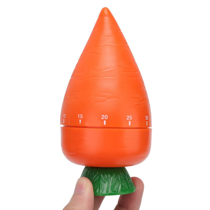 Cooking Timer Cute Carrot Shape Mechanical Timer for Kitchen Reading Studying Exercise V1294-YM0512-3118220275211