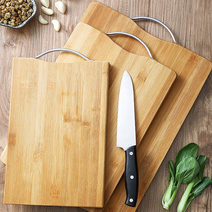 Chopping Board Thickened Bamboo Stable Sturdy Anti Crack Easy To Clean Kitchen Cutting Board with Hanging Hole V1294-YM0512-3118220275611