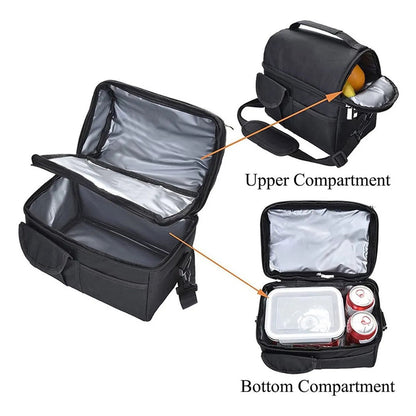 Cooler Bags Insulated Double Layer Large Capacity Oxford Cloth Washable Foldable Heat Insulation Lunch Bag V1294-YM0512-3118220276011