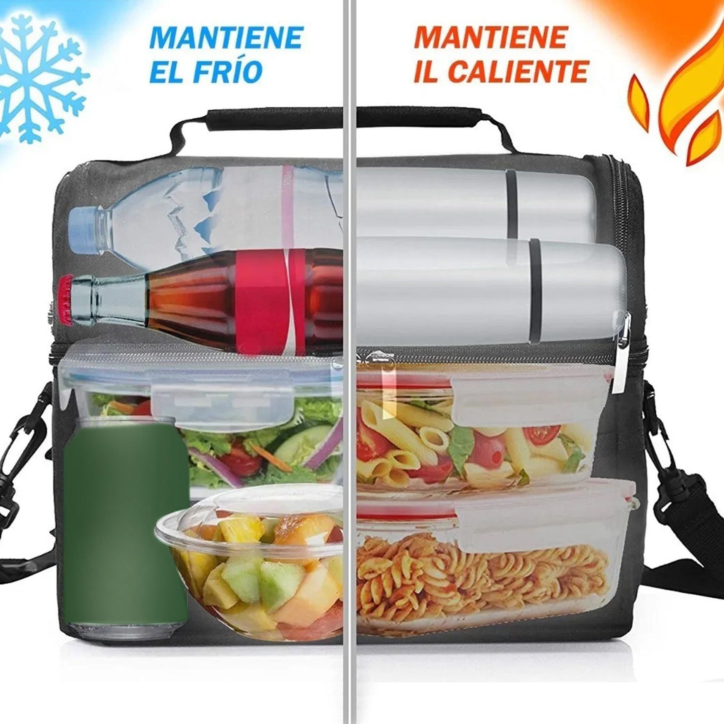 Cooler Bags Insulated Double Layer Large Capacity Oxford Cloth Washable Foldable Heat Insulation Lunch Bag V1294-YM0512-3118220276011