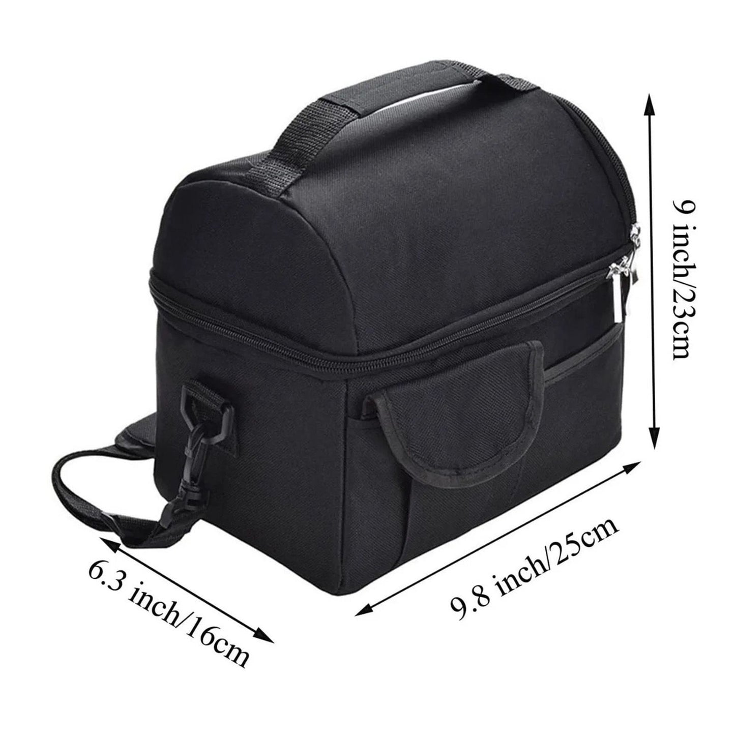 Cooler Bags Insulated Double Layer Large Capacity Oxford Cloth Washable Foldable Heat Insulation Lunch Bag V1294-YM0512-3118220276011