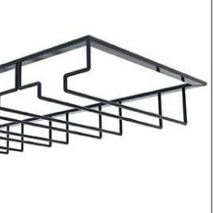Stemware Holder Black 4 Slot Iron Wire Assembled Design Corrosion Resistant Easy Cleaning Glasses Storage V1294-YM0512-3118220276111