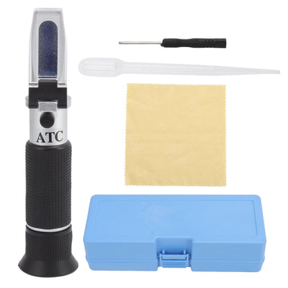 Brix Refractometer 3 in 1 Handheld Measure Sugar Content in Grape Wine Juice Alcohol Meter with ATC for V1294-YM0512-3118220276511