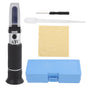 Brix Refractometer 3 in 1 Handheld Measure Sugar Content in Grape Wine Juice Alcohol Meter with ATC for V1294-YM0512-3118220276511