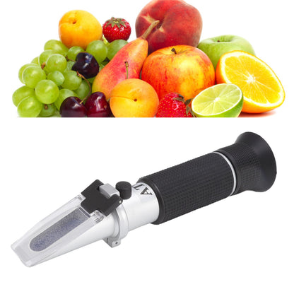 Brix Refractometer 3 in 1 Handheld Measure Sugar Content in Grape Wine Juice Alcohol Meter with ATC for V1294-YM0512-3118220276511
