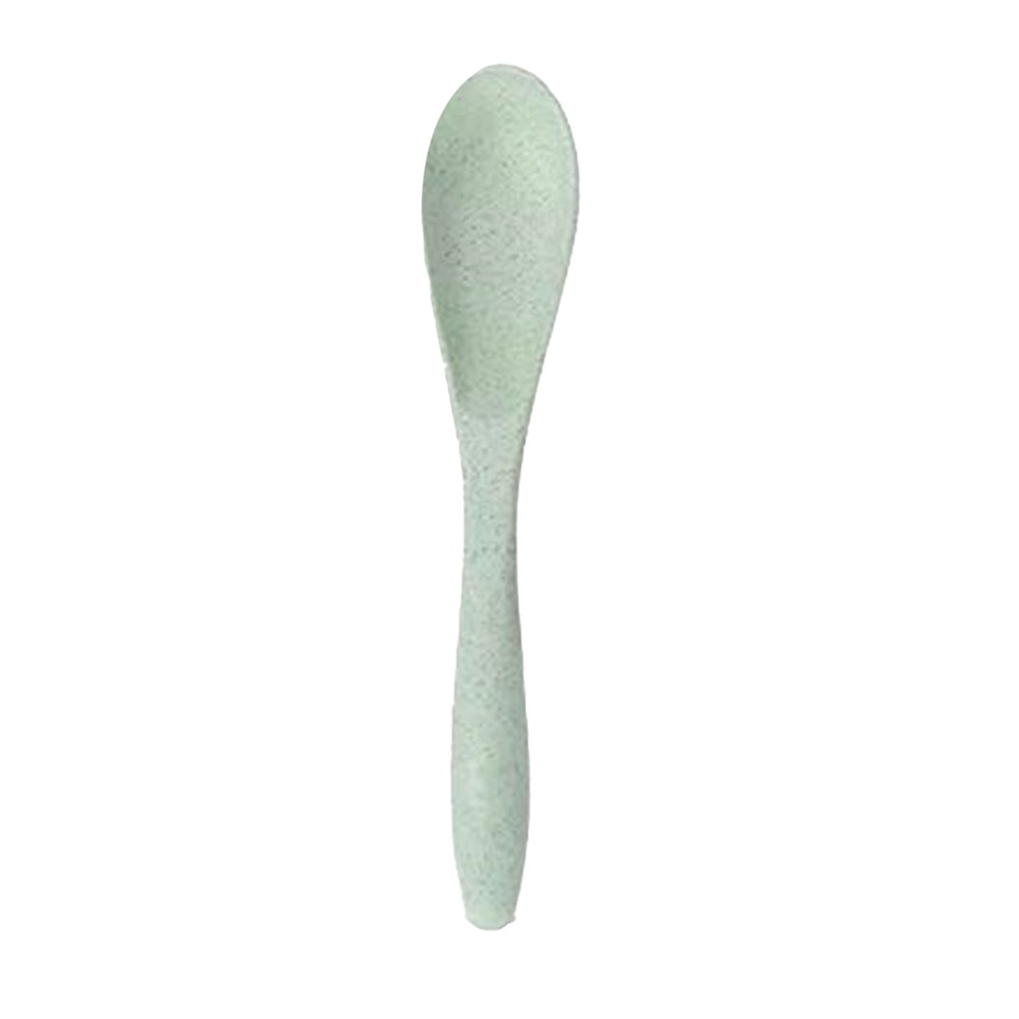 Wheat Straw Cutlery Set Modern Portable Fork Spoon Knife Tableware with Box for Office School Picnic Green V1294-YM0512-3118220277313