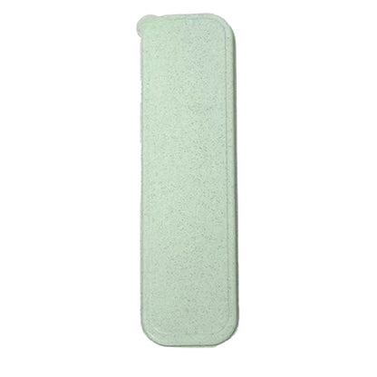 Wheat Straw Cutlery Set Modern Portable Fork Spoon Knife Tableware with Box for Office School Picnic Green V1294-YM0512-3118220277313