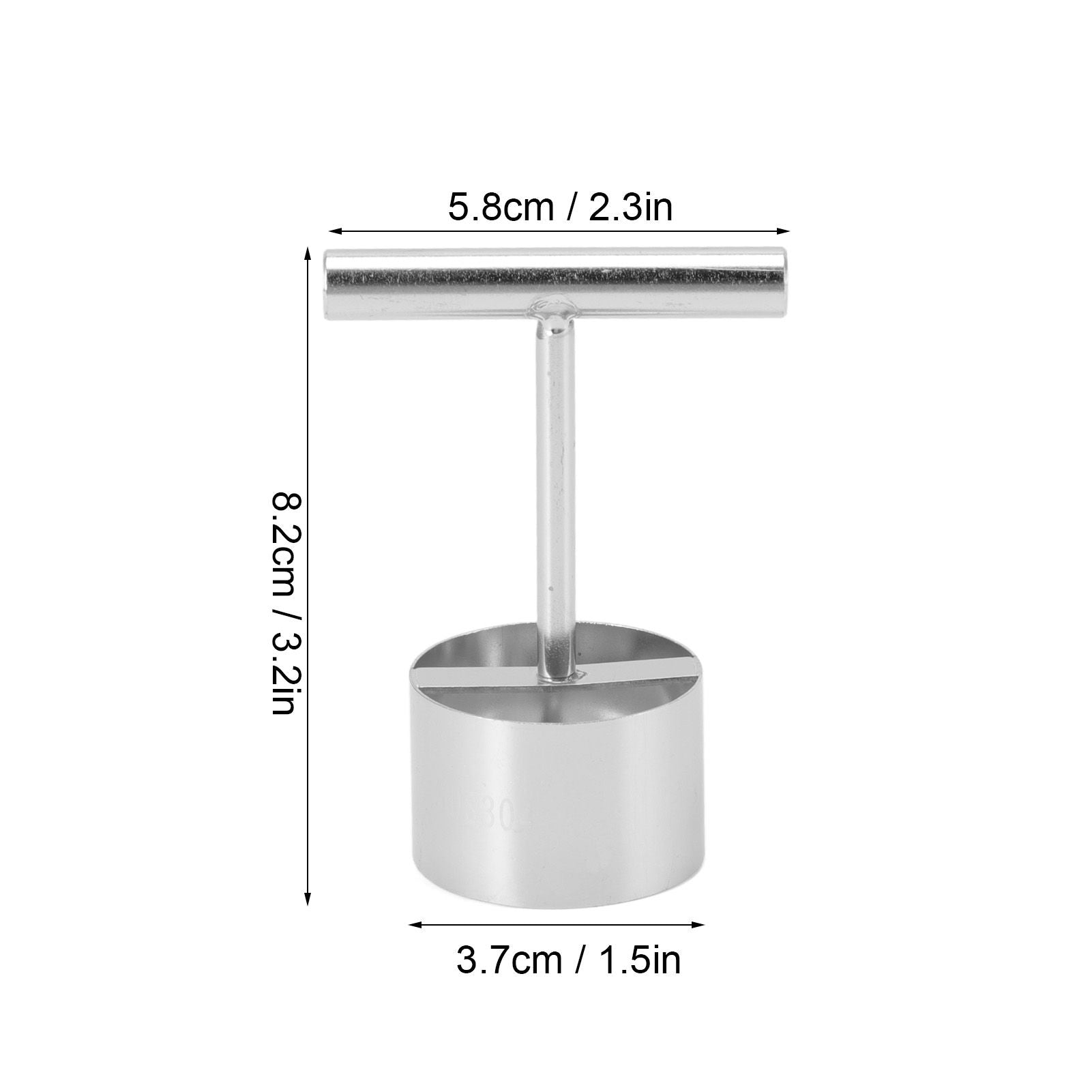 Apple Corer Remover Stainless Steel Fruit Corer Remover with Ergonomic Handle for Home Kitchen S V1294-YM0512-3118220277712