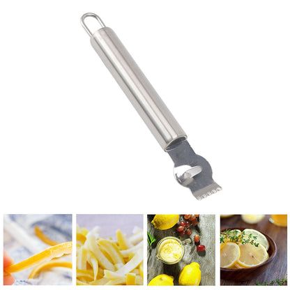 Lemon Peeler 304 Stainless Steel Lemon Zester Grater Orange Citrus Twist Peeler Kitchen Fruit Peeling Tools V1294-YM0512-3118220278011