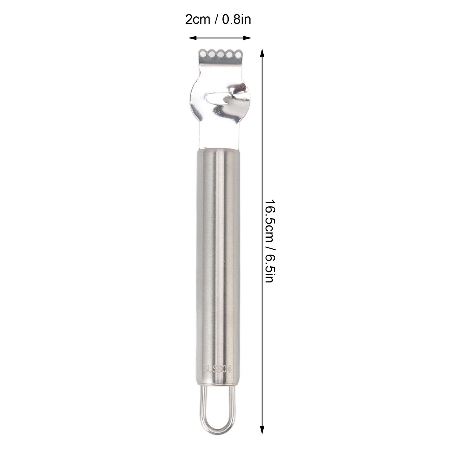 Lemon Peeler 304 Stainless Steel Lemon Zester Grater Orange Citrus Twist Peeler Kitchen Fruit Peeling Tools V1294-YM0512-3118220278011