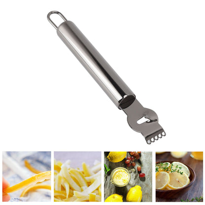 Lemon Peeler 304 Stainless Steel Lemon Zester Grater Orange Citrus Twist Peeler Kitchen Fruit Peeling Tools V1294-YM0512-3118220278012