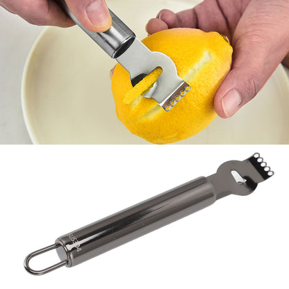 Lemon Peeler 304 Stainless Steel Lemon Zester Grater Orange Citrus Twist Peeler Kitchen Fruit Peeling Tools V1294-YM0512-3118220278012