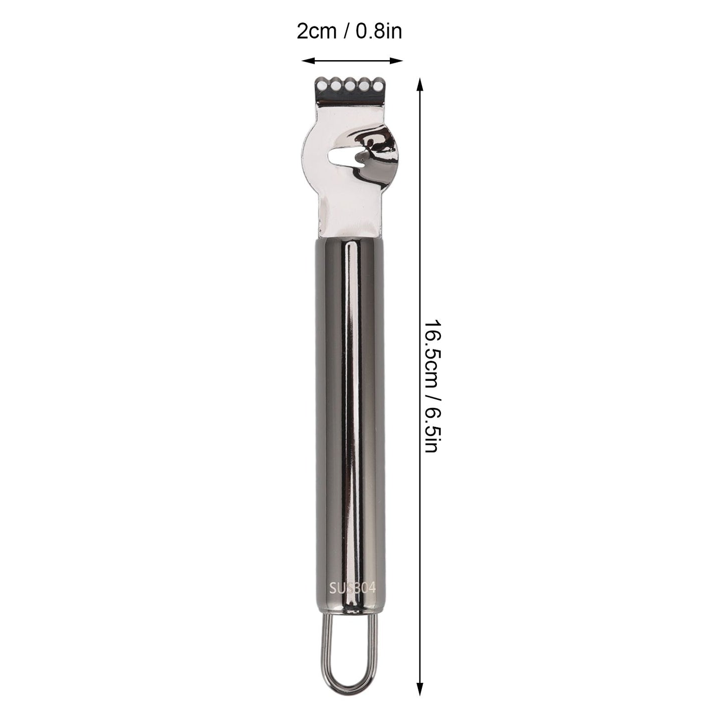 Lemon Peeler 304 Stainless Steel Lemon Zester Grater Orange Citrus Twist Peeler Kitchen Fruit Peeling Tools V1294-YM0512-3118220278012