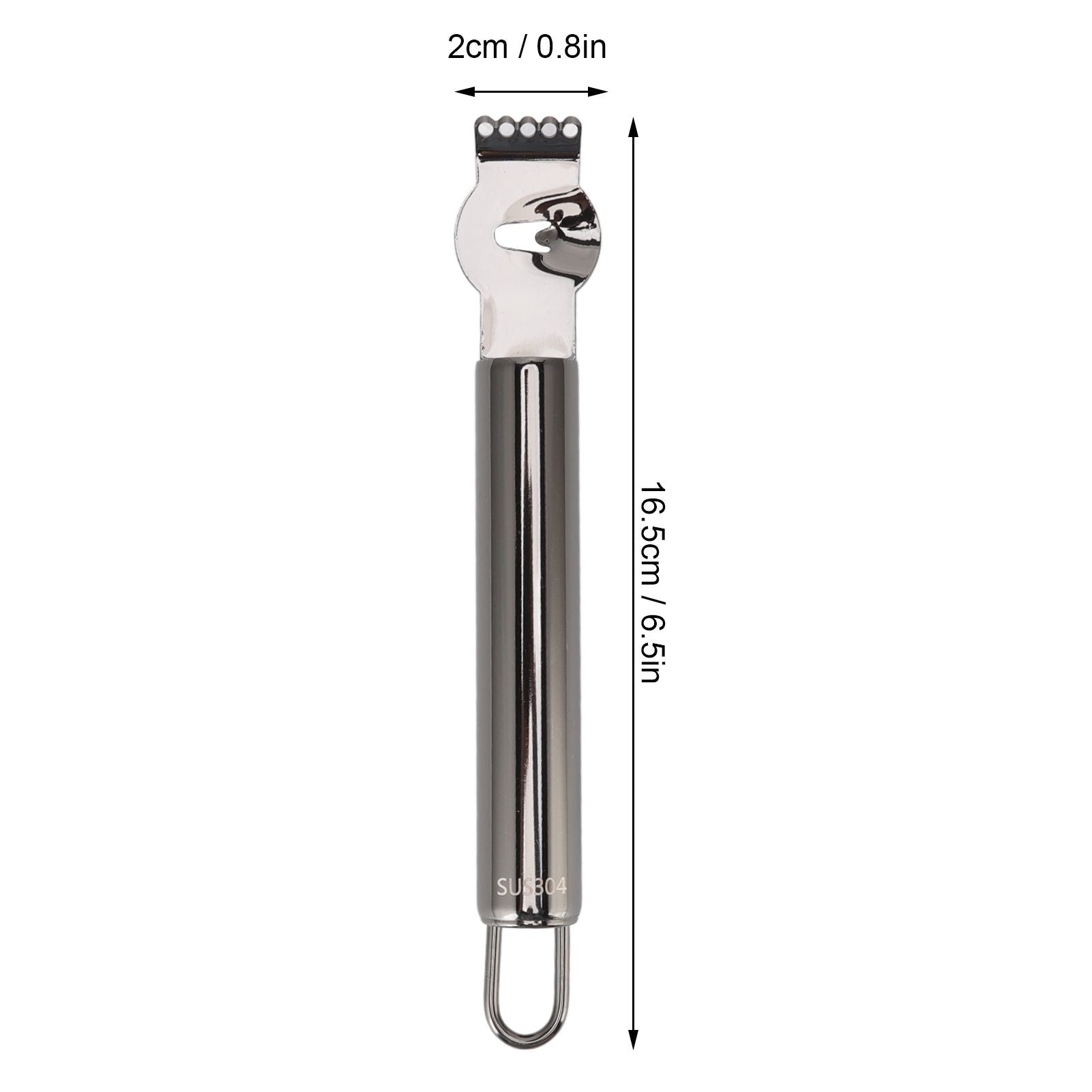 Lemon Peeler 304 Stainless Steel Lemon Zester Grater Orange Citrus Twist Peeler Kitchen Fruit Peeling Tools V1294-YM0512-3118220278012