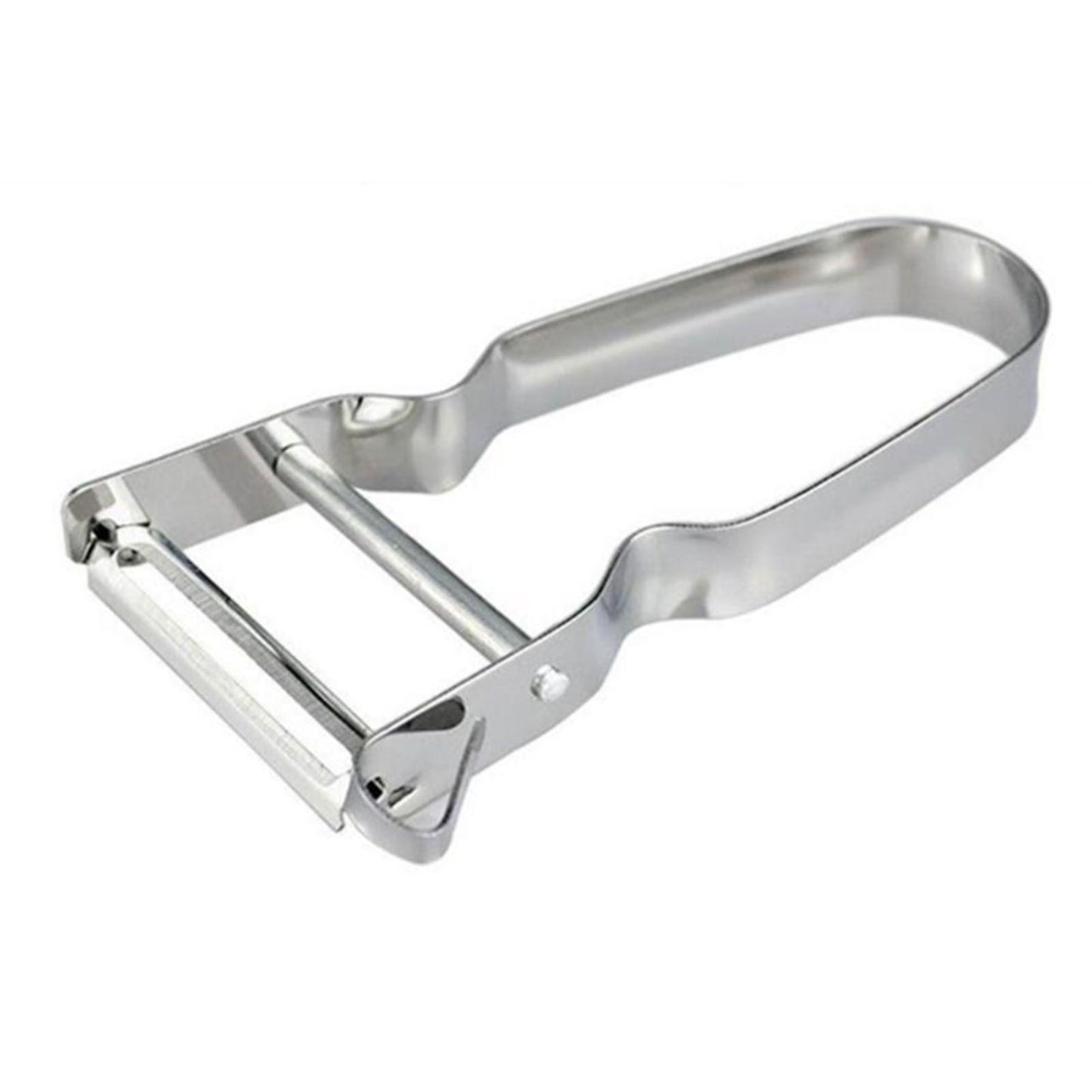 Stainless Steel Peeler U Shape Ergonomic Handle Fruit Peeler Vegetable Peeler for Kitchen Silver V1294-YM0512-3118220279211